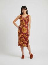 Renai Bodycon Split Leg Midi Dress